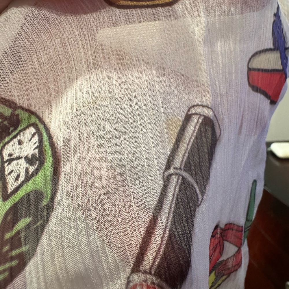 Women's Multicolor Graphic Tank Top - Picture 5 of 5